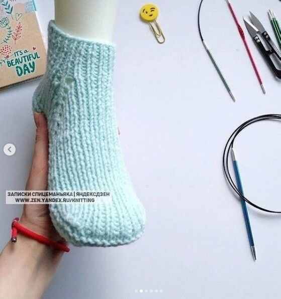 Красивые носки резинкой