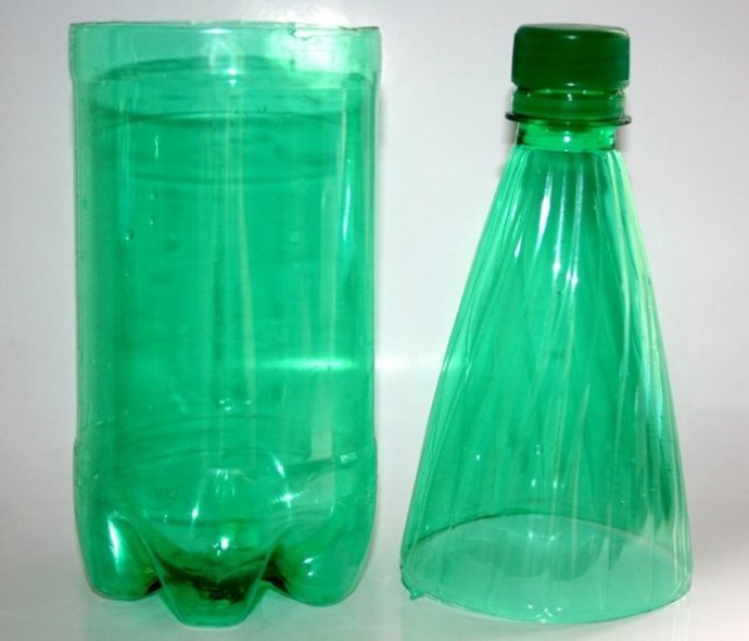 Как скруглить края пластиковой бутылки