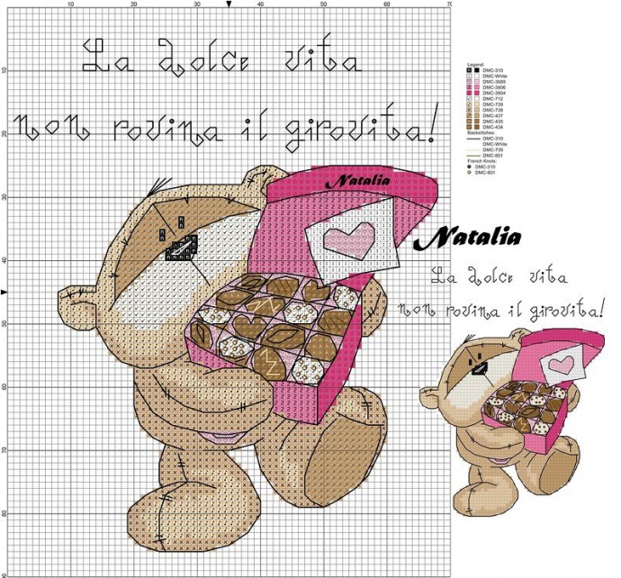 ​Вышивка с плюшевыми мишками