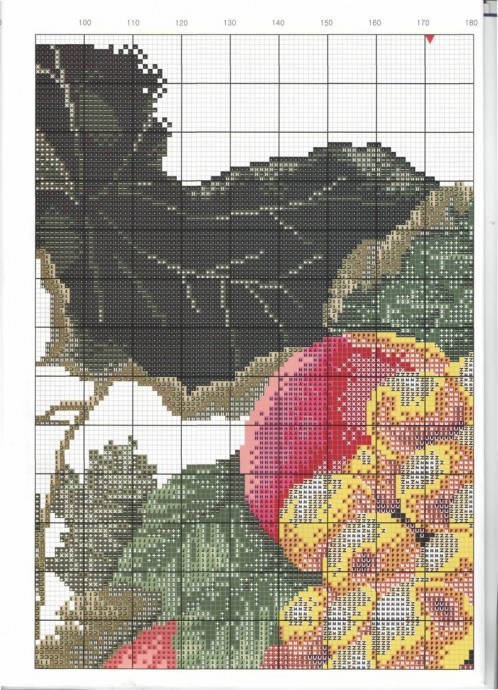 Персики и виноград