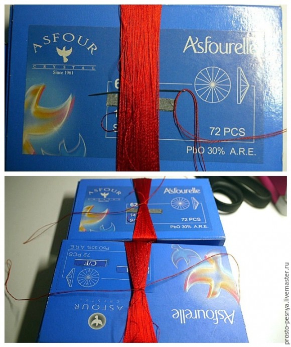 Шёлковые кисти для бижутерии