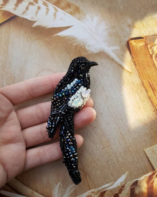 Броши из бисера: идеи