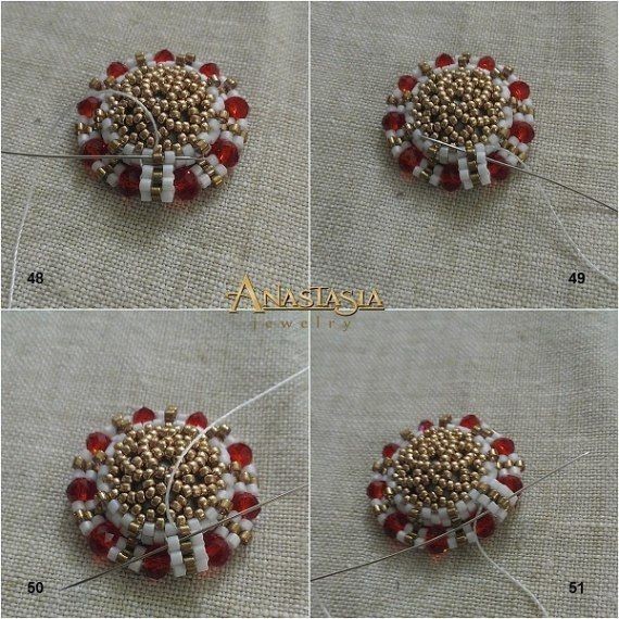 Яркие крупные серьги из бисера: мастер-класс