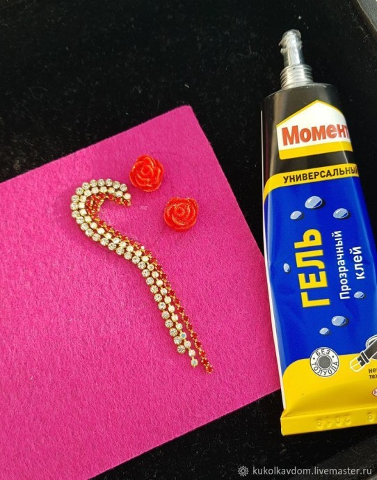 Сердечная брошь