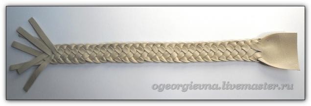 Комплект украшений из кожи Комплект украшений из кожи