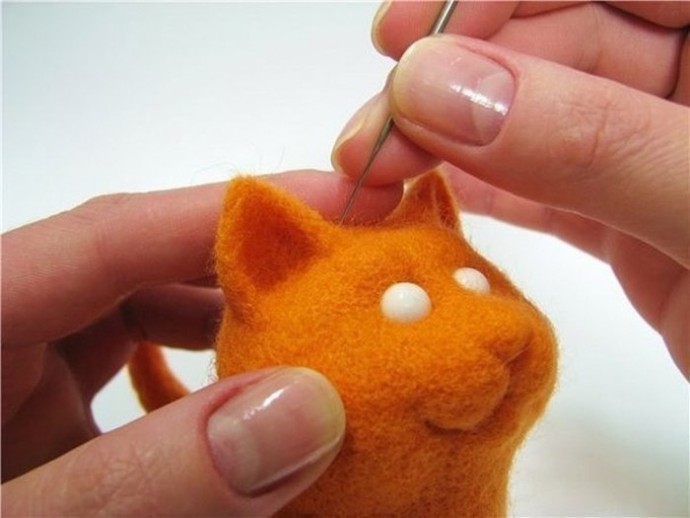 ​Оранжевое чудо из шерсти: мастер-класс