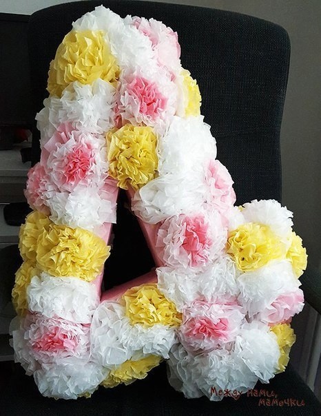 Декоративная цифра своими руками