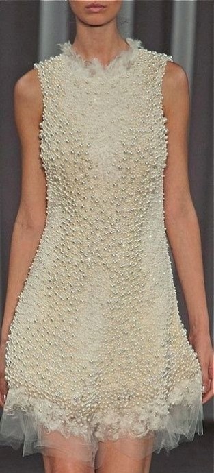 Вышивка искусственным жемчугом