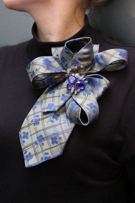 ​Оригинальные идеи применения мужского галстука