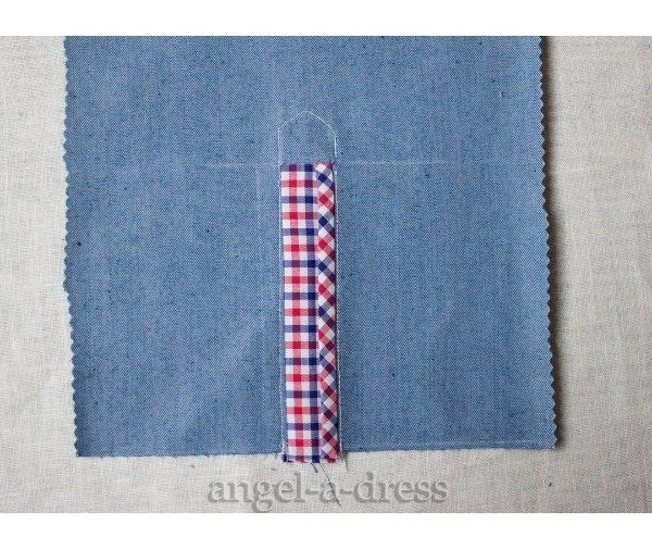 ​Планка рукава: обработка застежки двумя обтачками