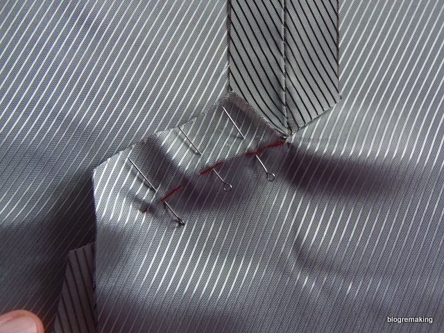 Технология обработки шлицы в изделиях с подкладкой