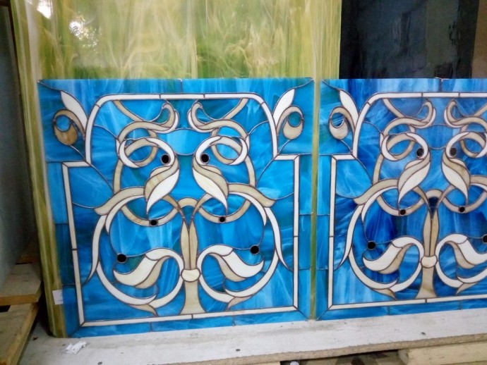 Витражный потолок своими руками