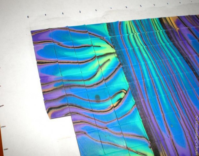 Квилт из полимерной глины