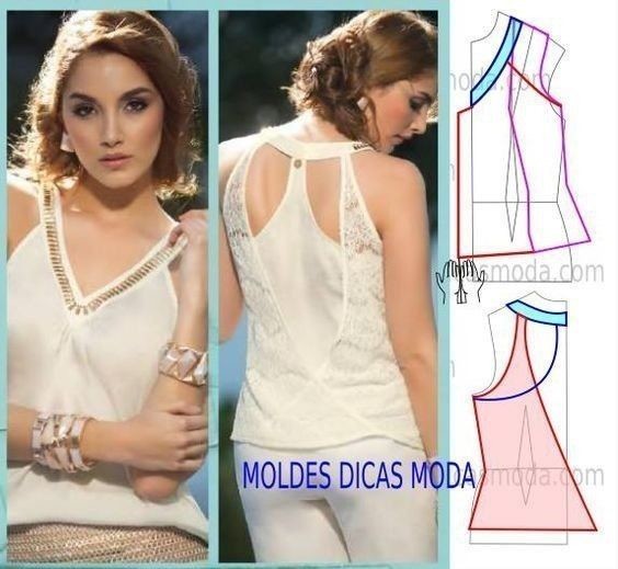 Моделирование топов, туник и блузок