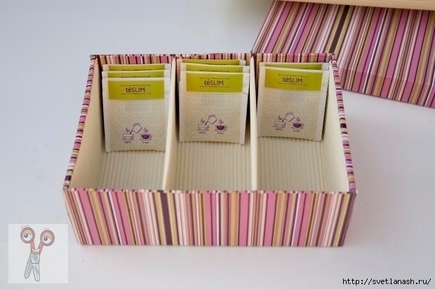 ​Красивая коробка для чайных пакетиков