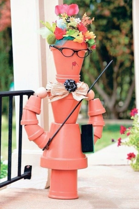 Очаровательные идеи декора с горшками