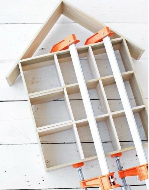 Полочка-домик для домашней утвари