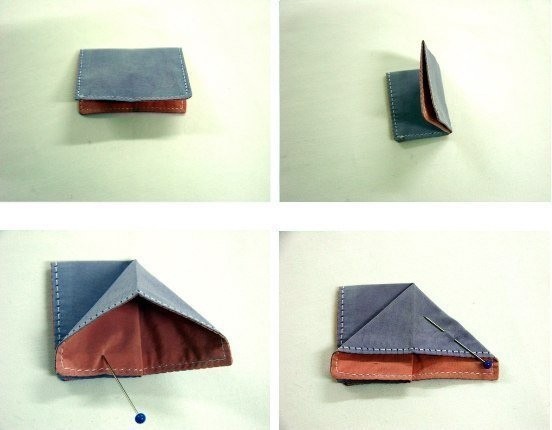 Бабочки в технике оригами из ткани