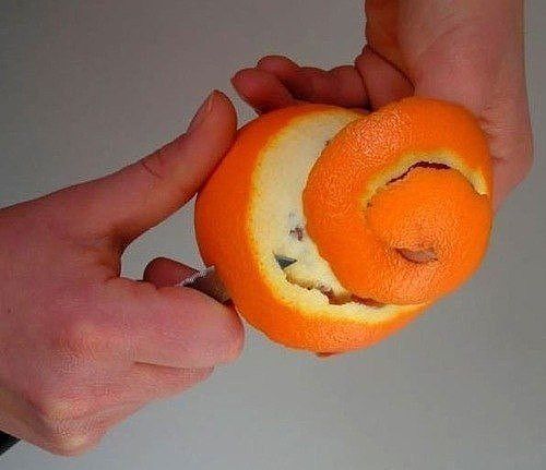 Чудесный апельсиновый декор