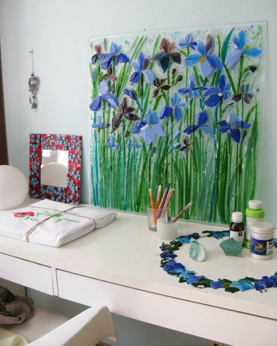 Изысканные работы из стекла: идеи для творчества