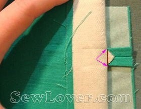 Обтачная петля в рамку: мастер-класс