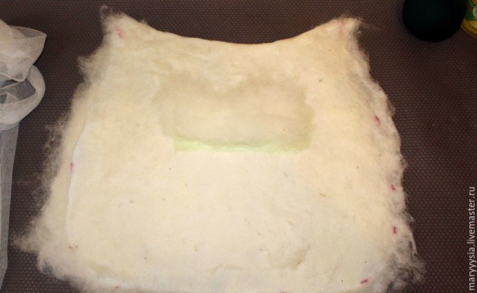 Валяем внутренний карман сумки с клапаном