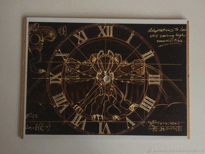 Дизайнерские часы своими руками