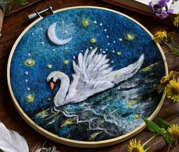 Шерстяная акварель: идеи для вдохновенного творчества