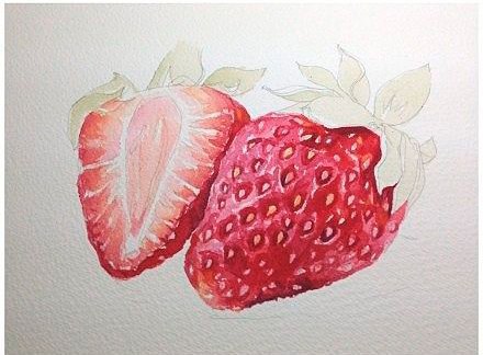 Рисуем восхитительную клубнику