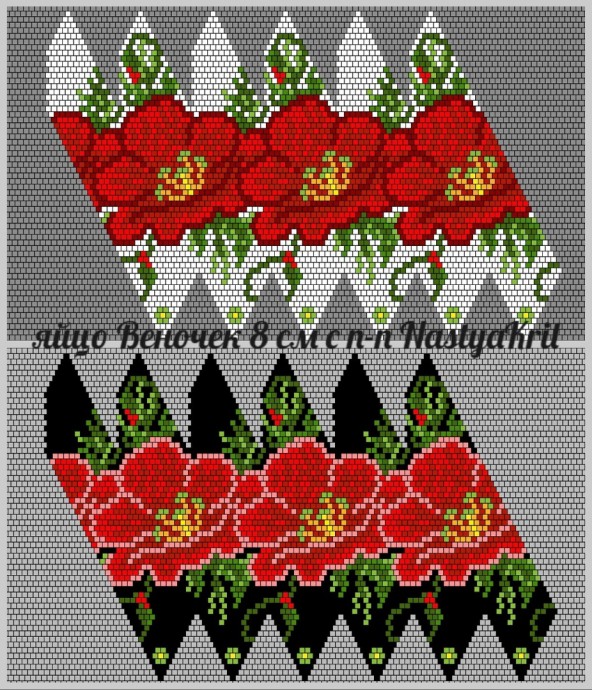 ​Красивые схемы для бисероплетения