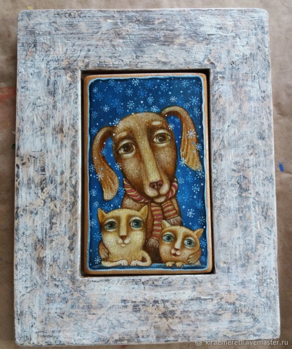 Декорирование рамы для левкаса