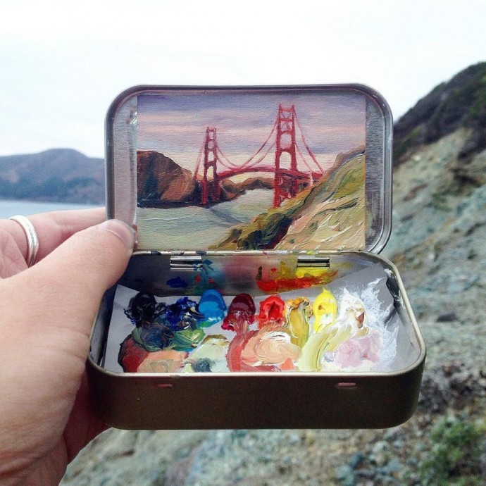 Рисунки на жестяных коробочках-шкатулках: идеи