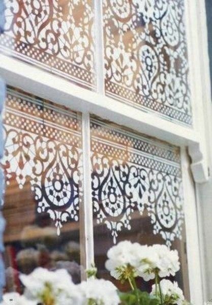 Декор кружевом