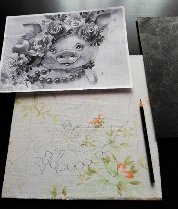 Шерстяная акварель: мастер-класс по изготовлению веселой свинки