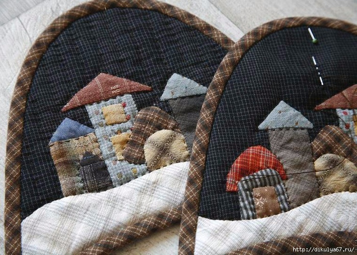 Шьём домашние тапочки с аппликацией