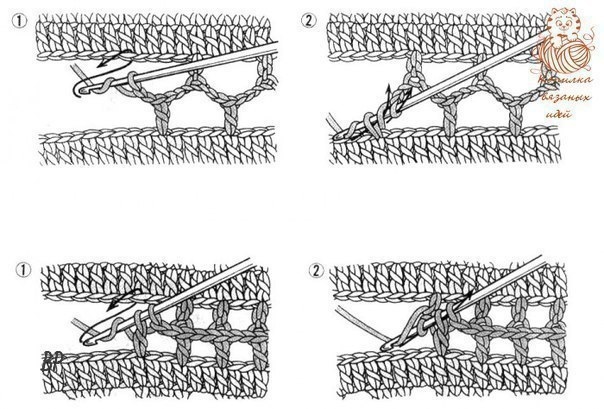 Соединение деталей крючком