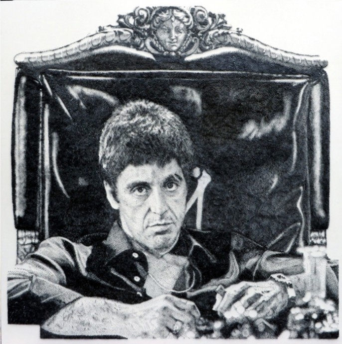 Виртуозное владение молотком: необычные работы, созданные из гвоздей