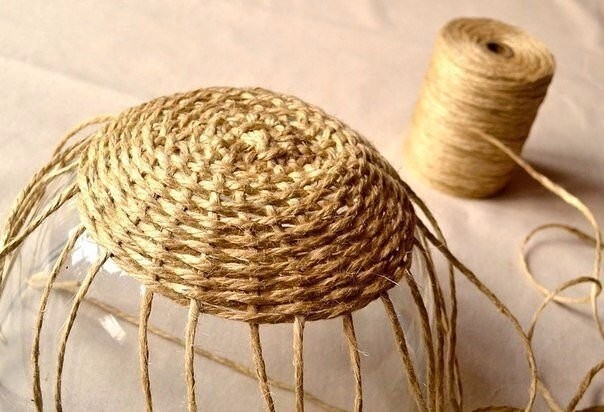 ​Плетеная корзинка из джута