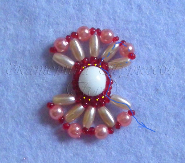 Плетение ажурного цветочного браслета: мастер-класс