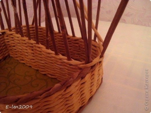 Коробочка для специй из газетных трубочек