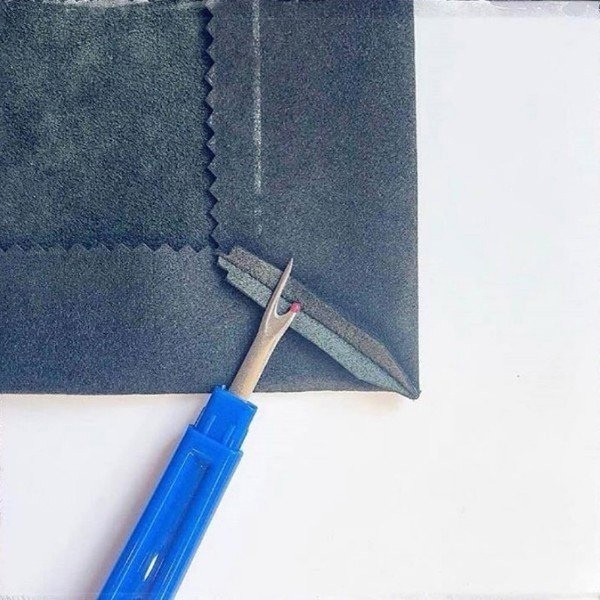 ​Обработка края изделия: шьем уголок "конвертом"