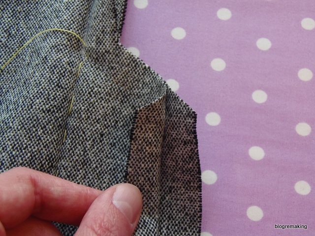 Технология обработки шлицы в изделиях с подкладкой