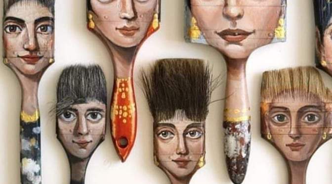 Художественная роспись кистей для краски