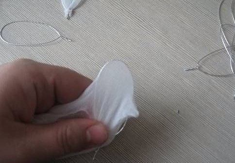 Ромашки из капрона