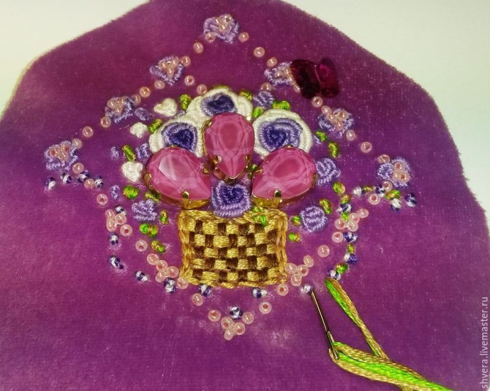 Кошелек в винтажном стиле