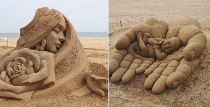 Прекрасные творения из песка