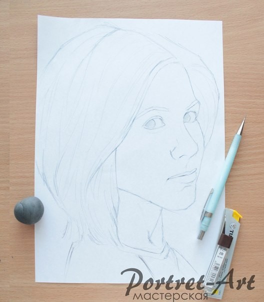 Рисуем женский портрет
