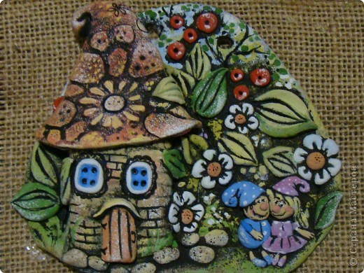 Домики для гномиков из теста