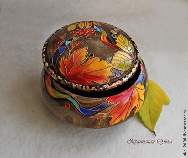 Шкатулка "Яркие краски природы"