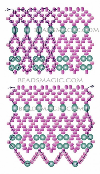 Ожерелья из бисера Ожерелья из бисера